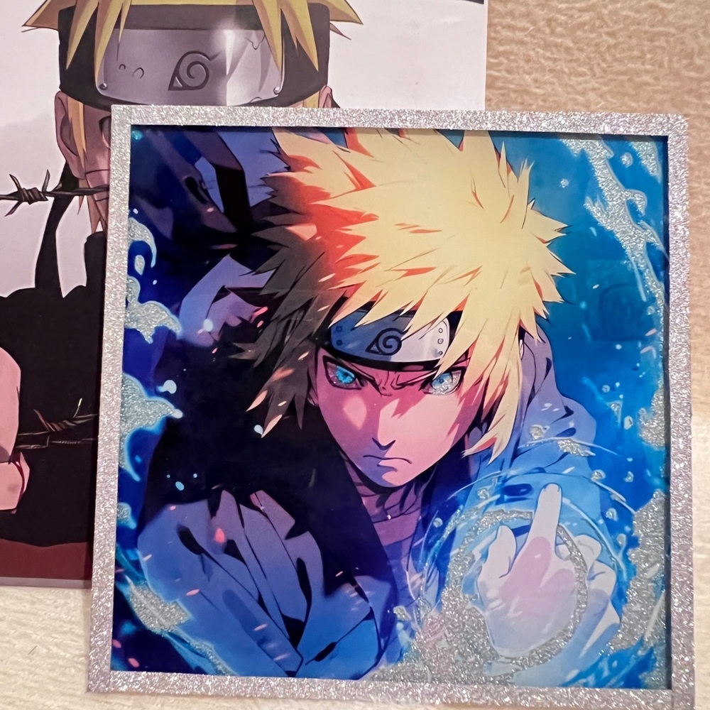 Naruto acrylic color paper decoration